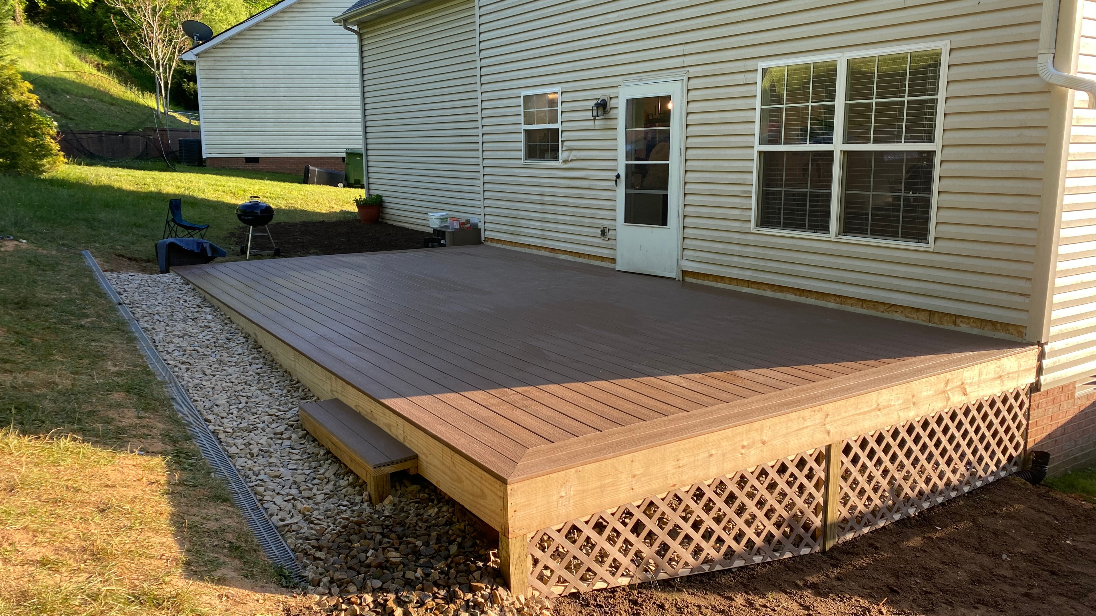 Cottonwood composite platform deck