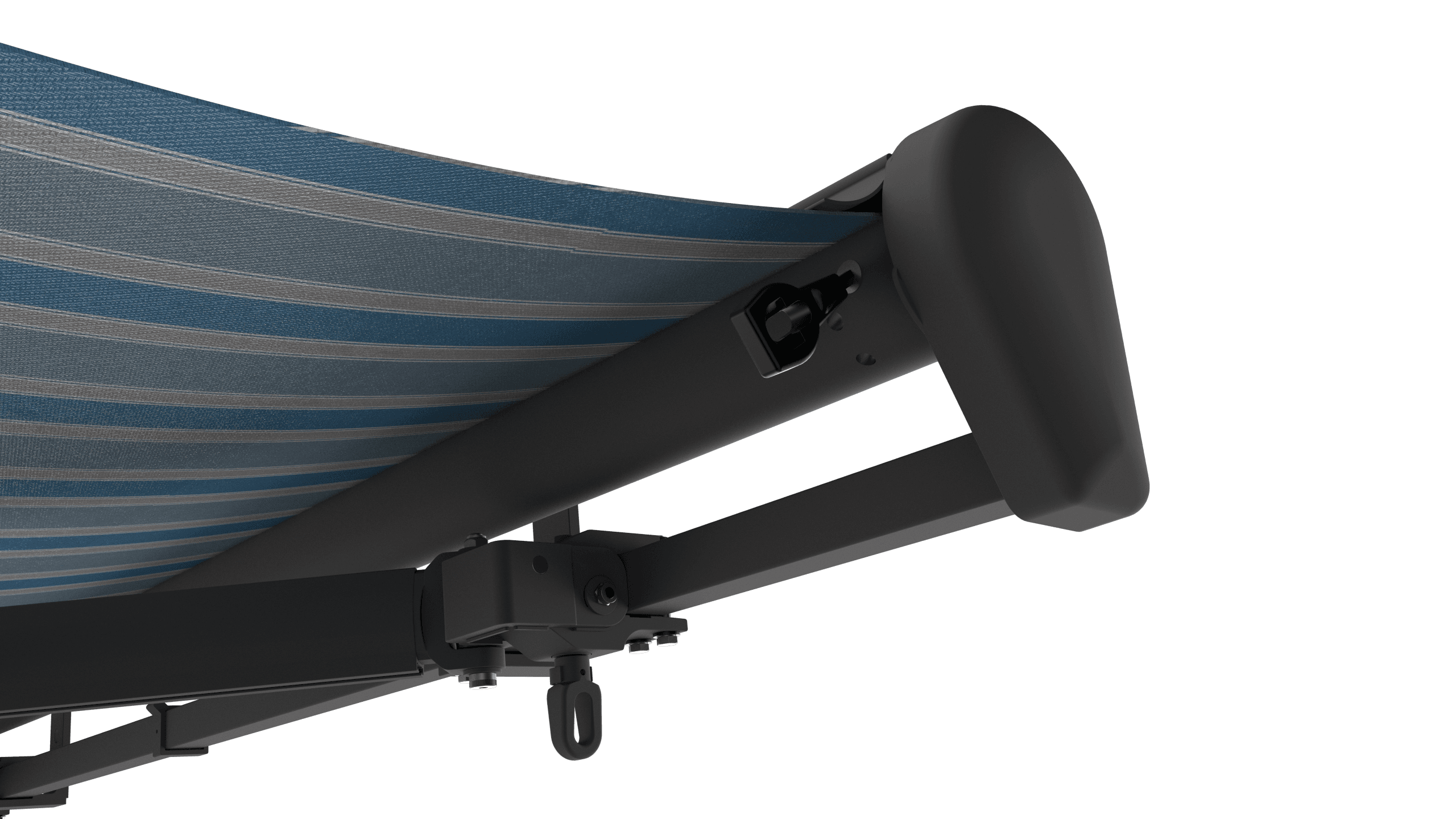 Bronze color-matched SunPro awning housing and cassette